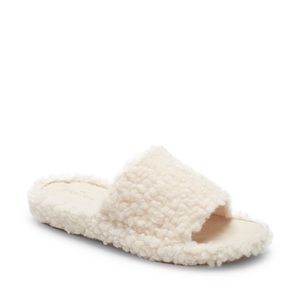 Caslon Womens fuzzy Sherpa slides 8M NEW